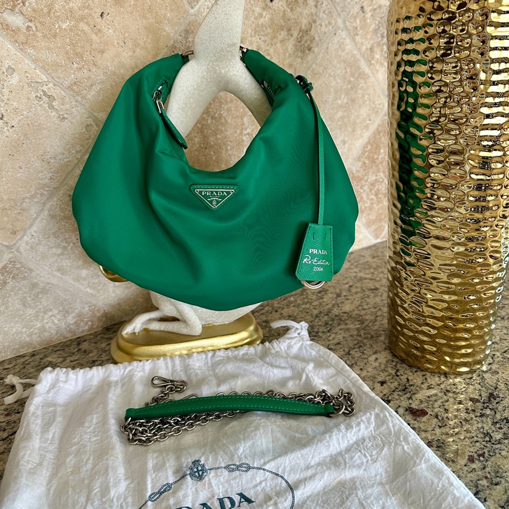 PRADA Vintage Tessuto Nylon Saffiano Re-Edition Bag